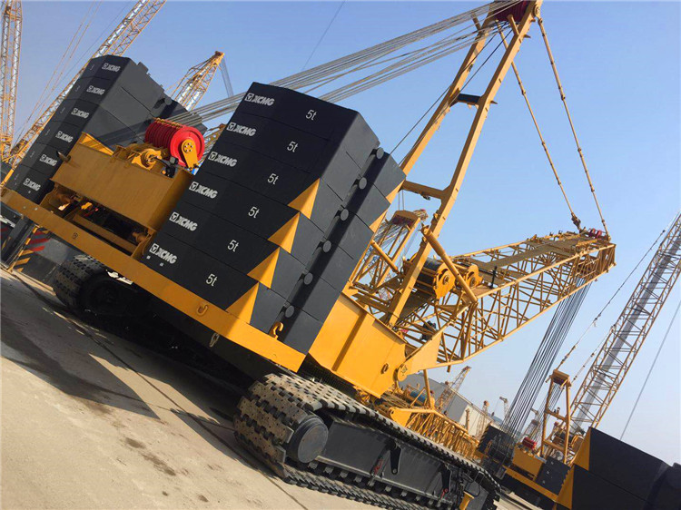 XCMG official 75 ton lift machine for construction mini crawler crane XGC75 price